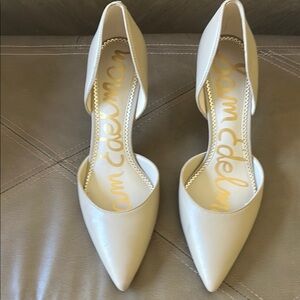 Sam Edelman Cream Heels